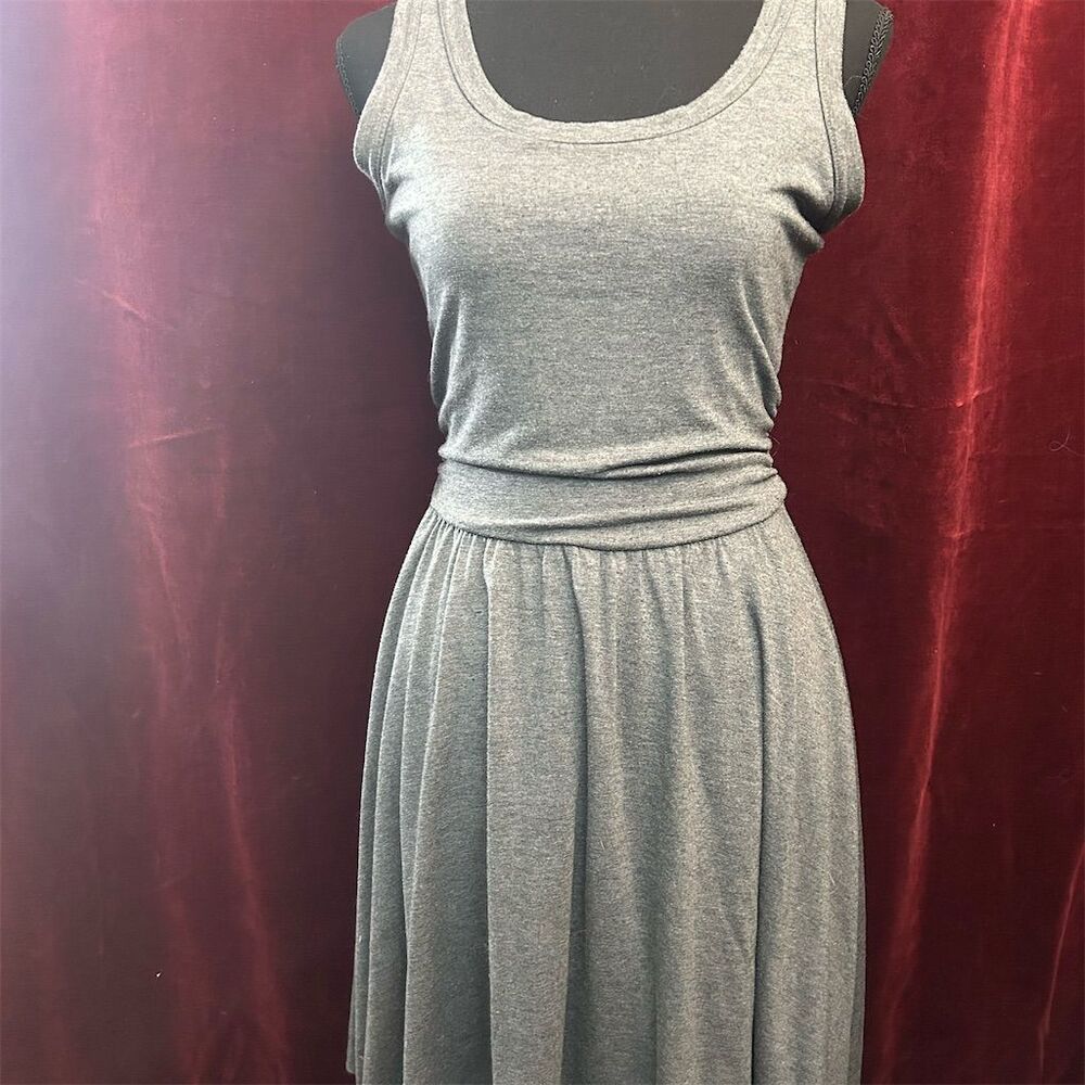 Old Navy Women's XS Gray Sleeveless Knee Length Dress Casual